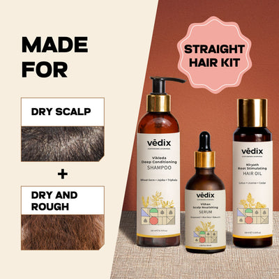 Customized Hair Care Regimen For Dry Hair | Dry Scalp & Straight Hair